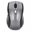 2.4 GHz Wireless Optical Mouse USB 500/1000DPI w / Receiver – Silver Grey (2 x AAA)